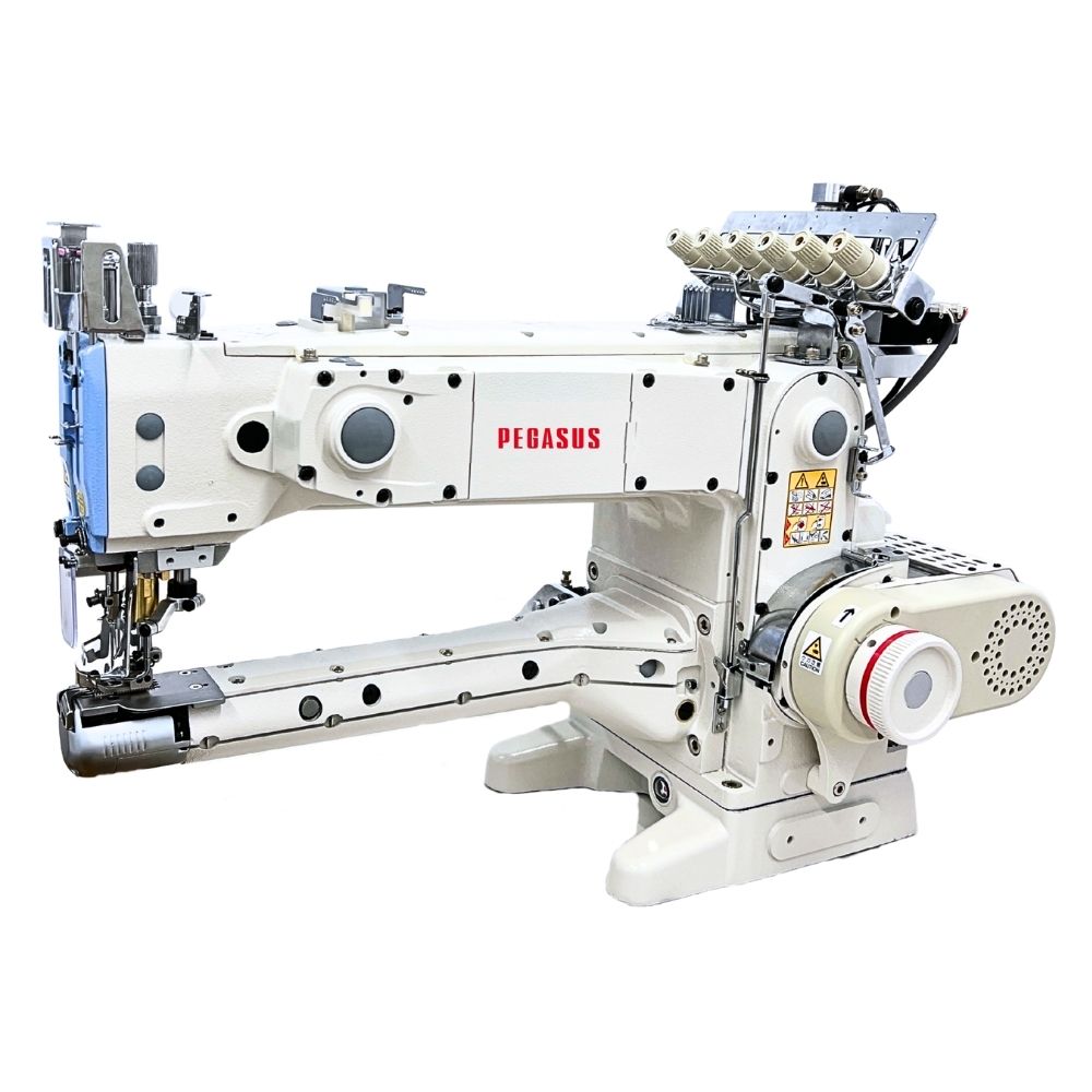 FW803 ： Feed-up-the-arm, cylinder-bed, interlock stitch machines for covering
